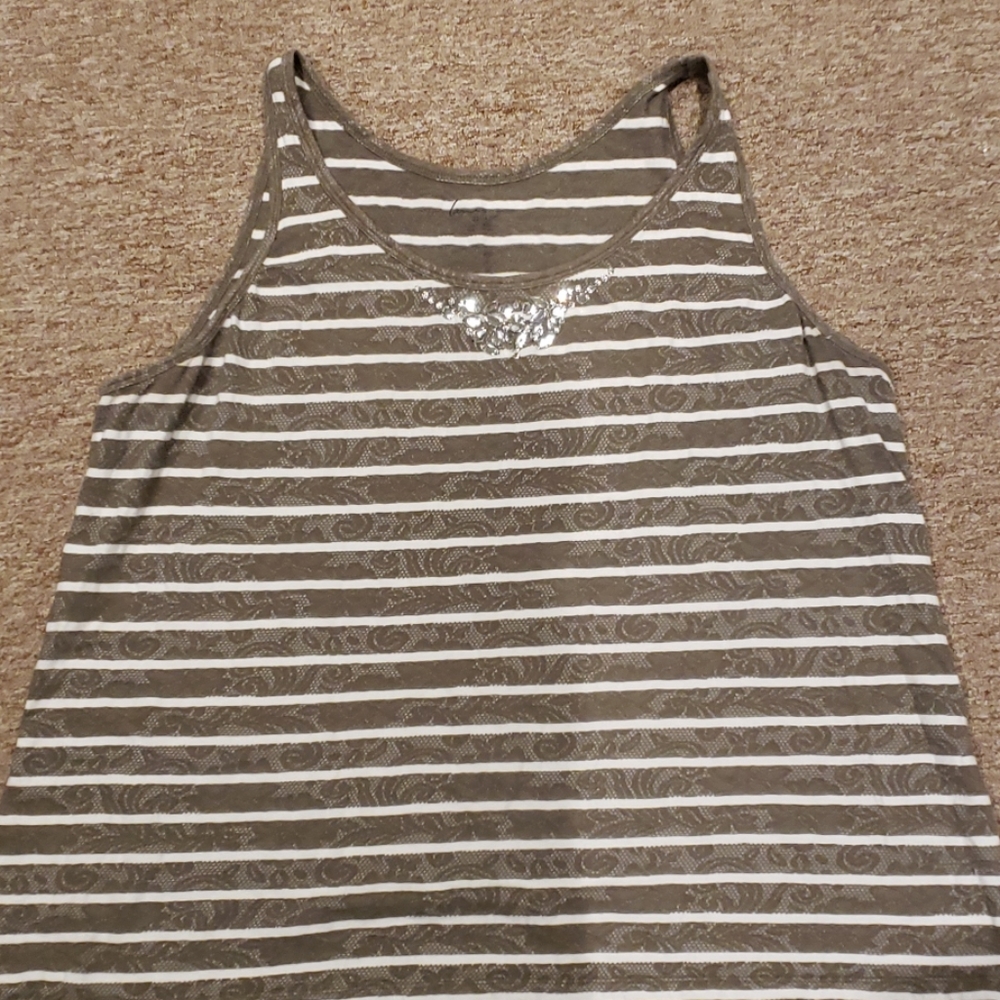 Embellished tank top